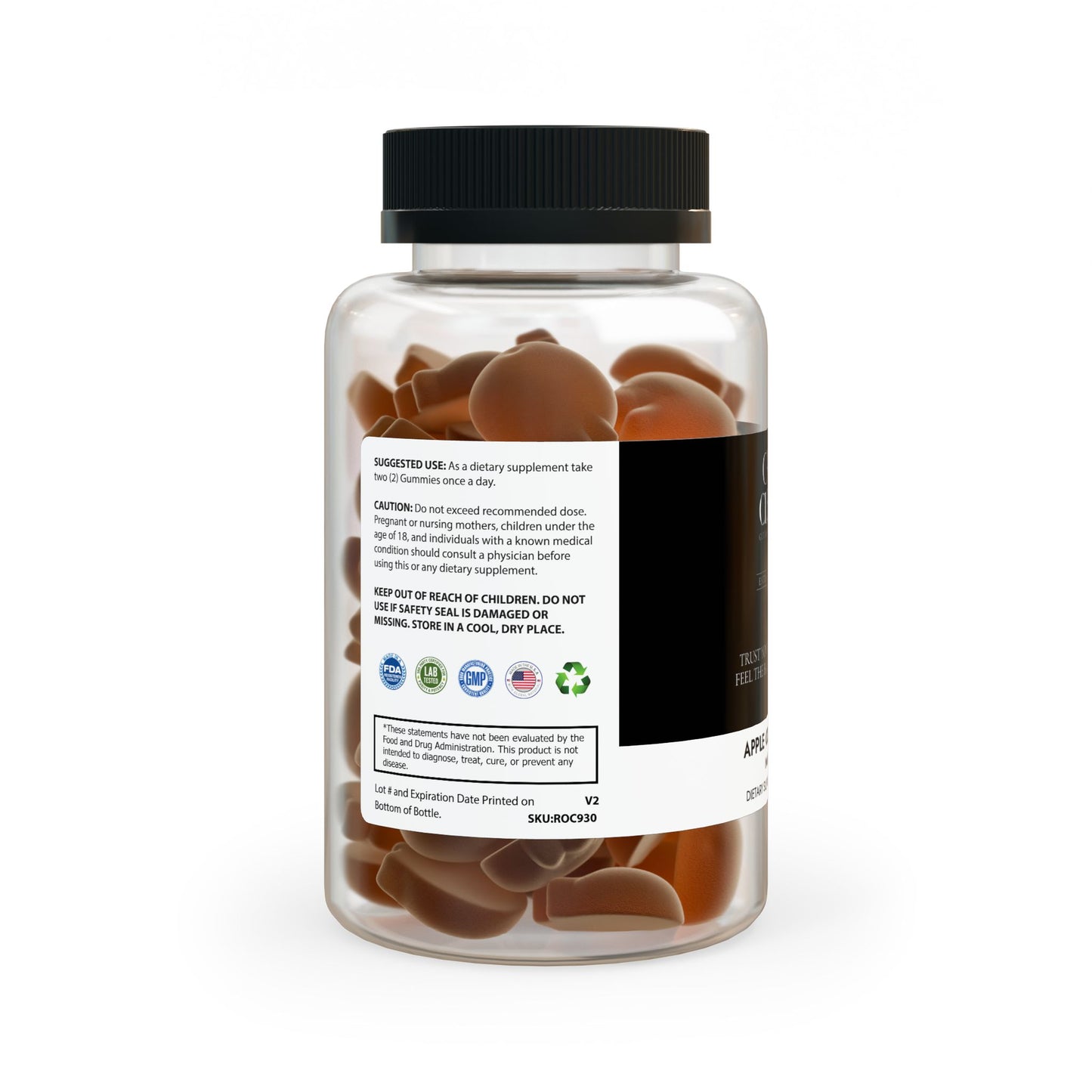 Caviar Cleanse Apple Cider Vinegar Gummies (60 Gummies)