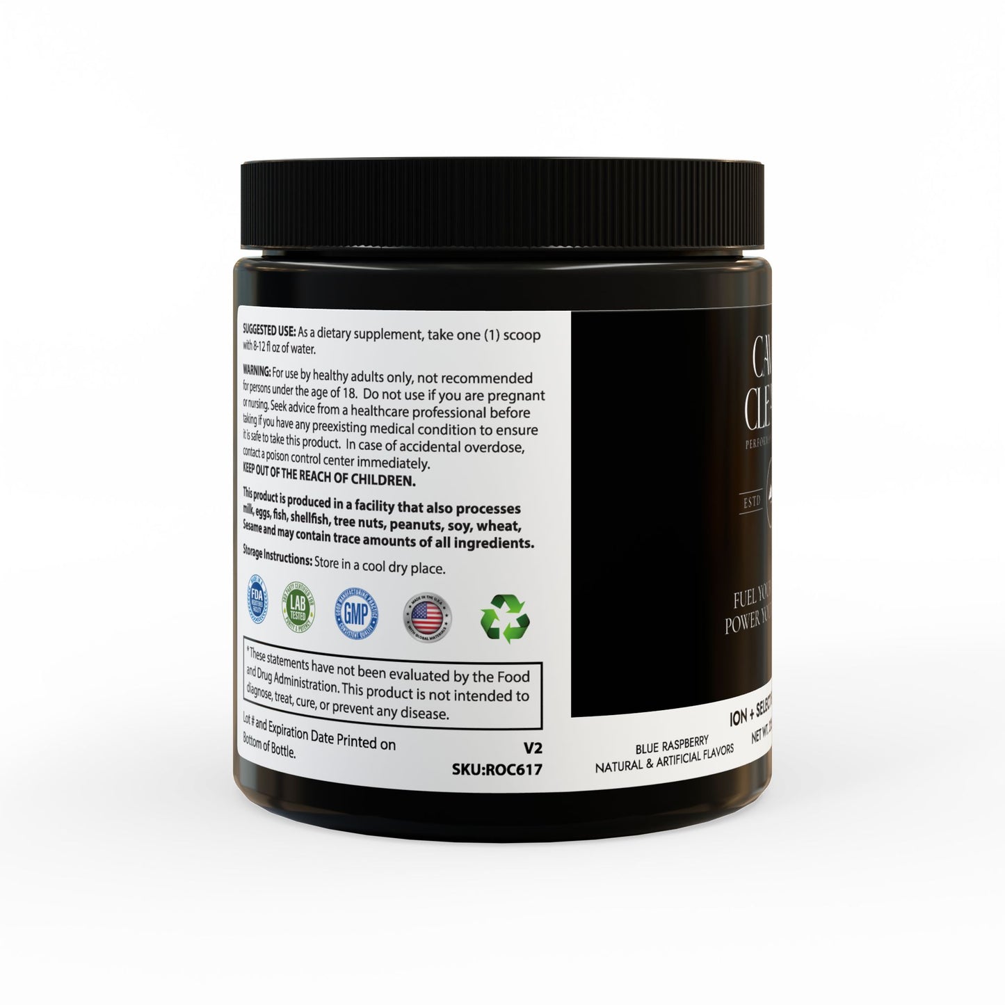 Caviar Cleanse ION + Select Electrolyte Supplement (225g, 7.9oz)