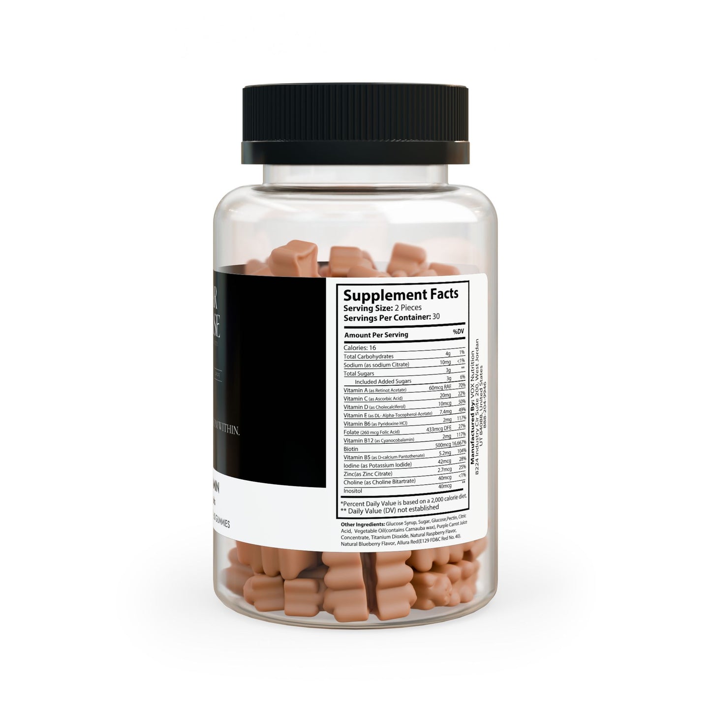 Caviar Cleanse Hair Vitamin Gummies (60 Gummies)