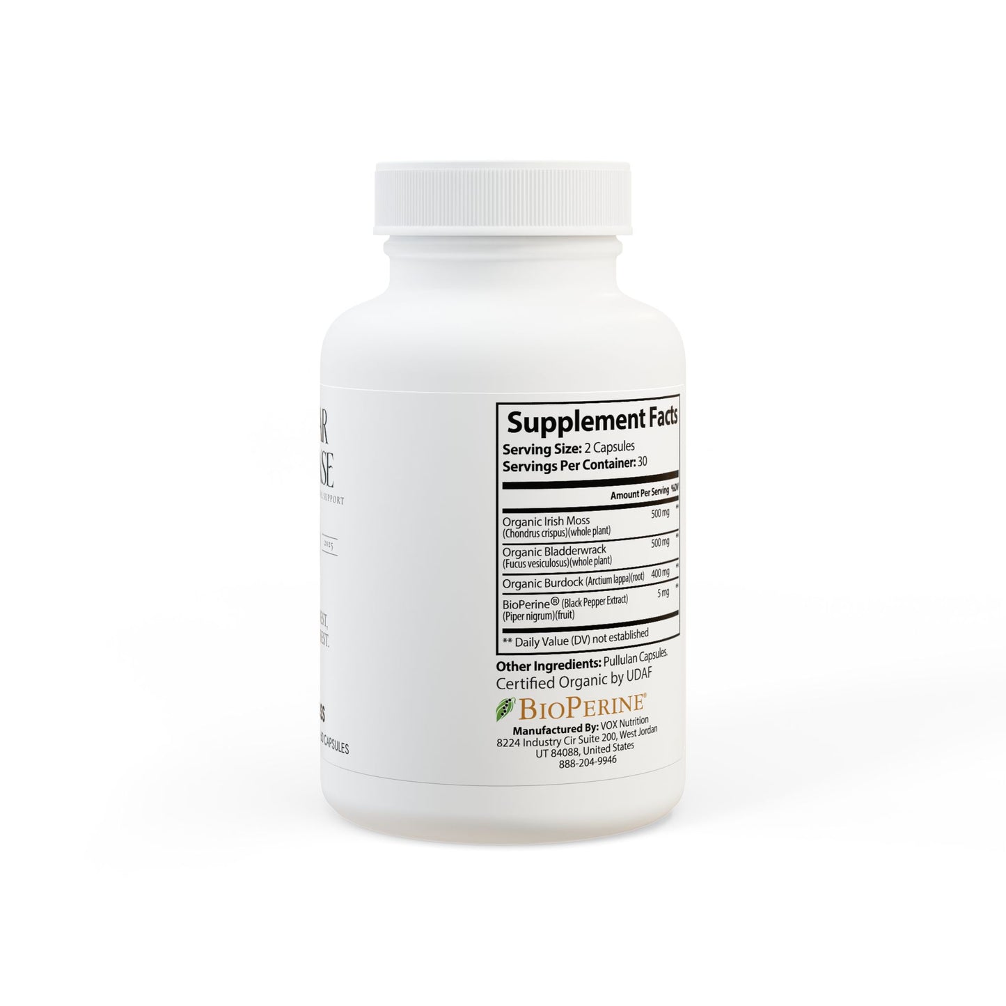 Caviar Cleanse Sea Moss Supplement (60 Capsules)