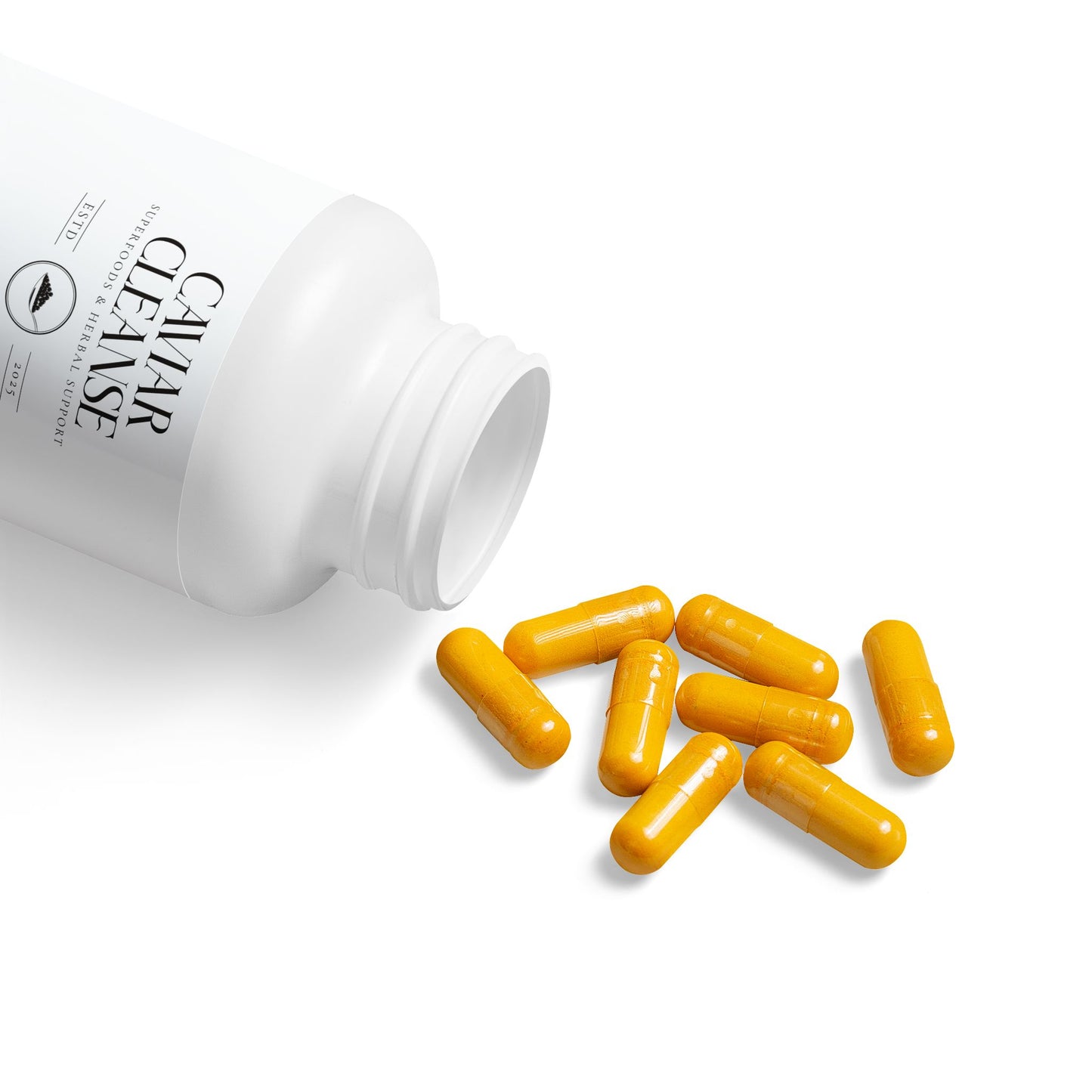 Caviar Cleanse Turmeric with BioPerine® (Black Pepper Fruit Extract) Supplement (60 Capsules)