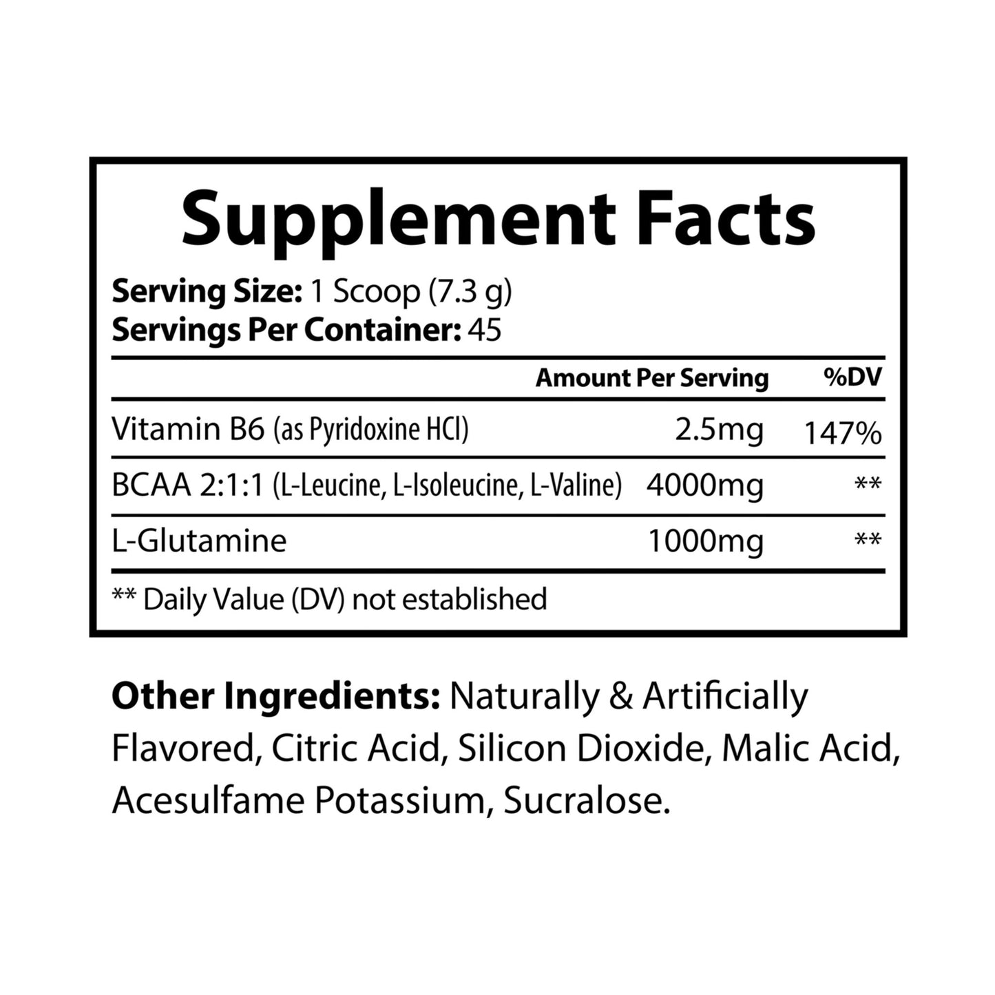 Caviar Cleanse BCAA Supplement, Watermelon (325g, 11.46oz, 45 servings)