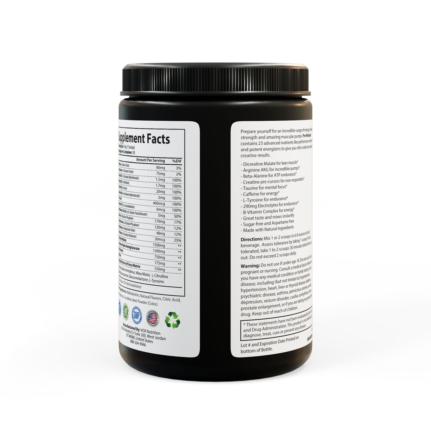 Caviar Cleanse Pre-Workout Supplement, Watermelon (300g, 10.58oz)