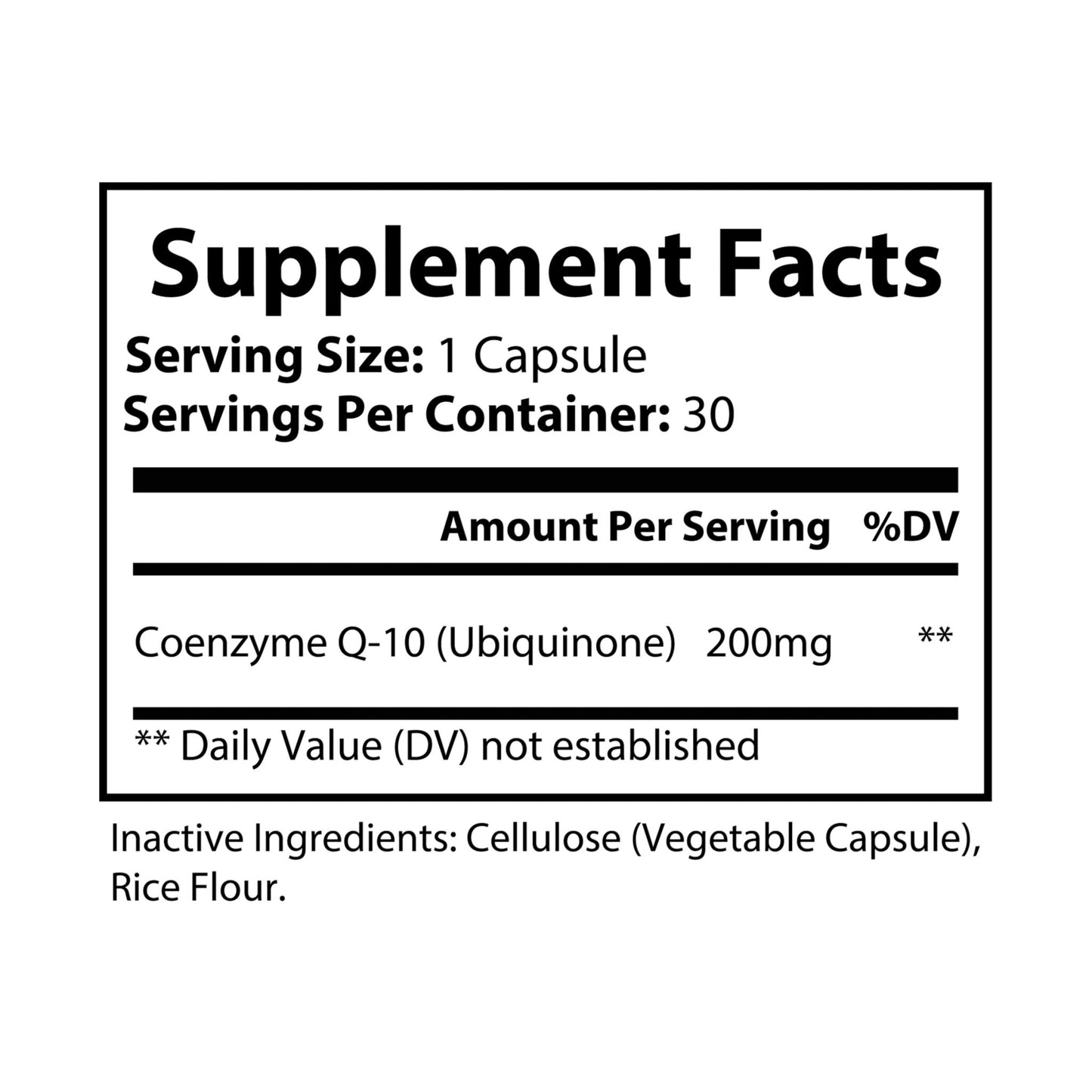 Caviar Cleanse CoQ10 (Ubiquinone) Supplement (30 Capsules)