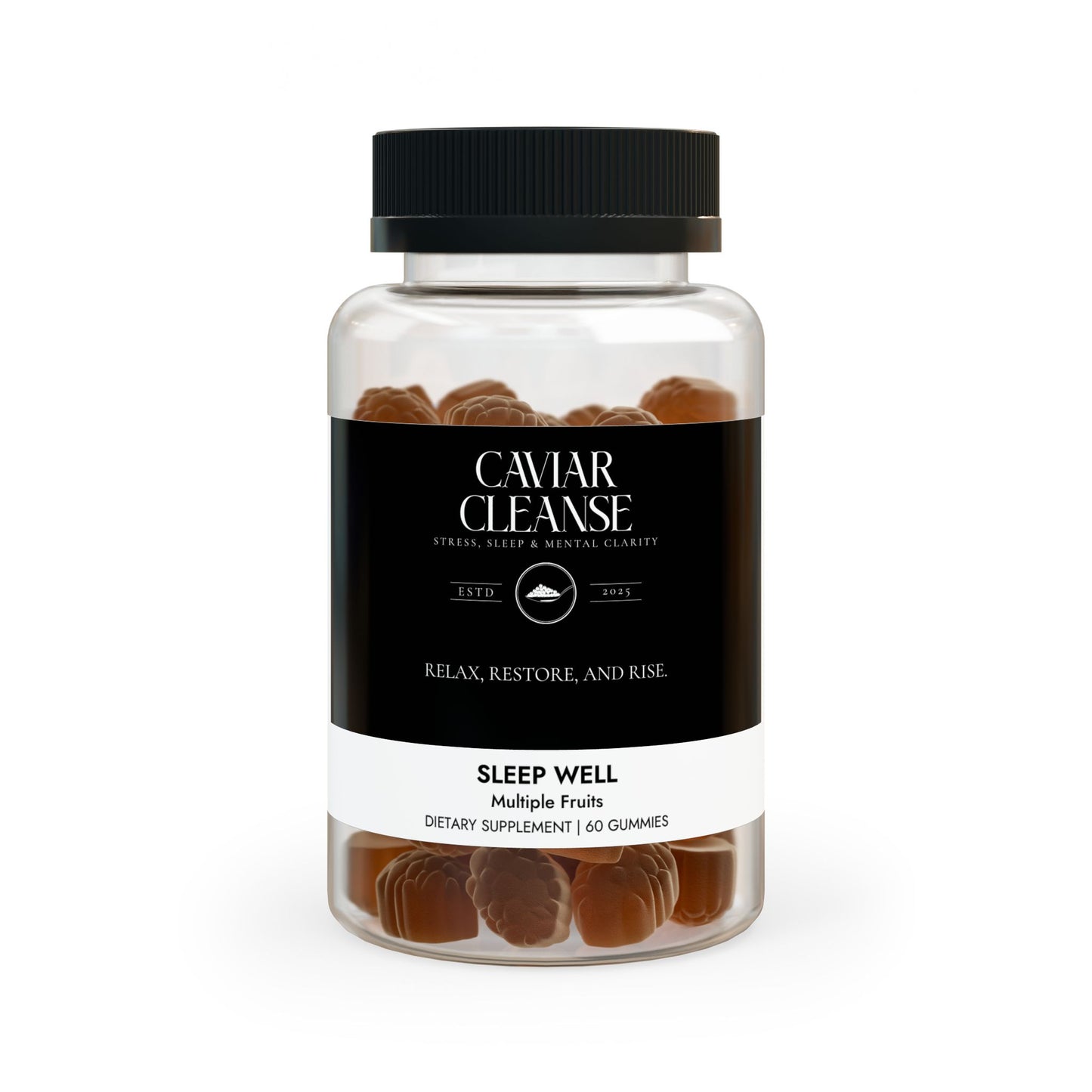Caviar Cleanse Sleep Well Gummies (60 Gummies)