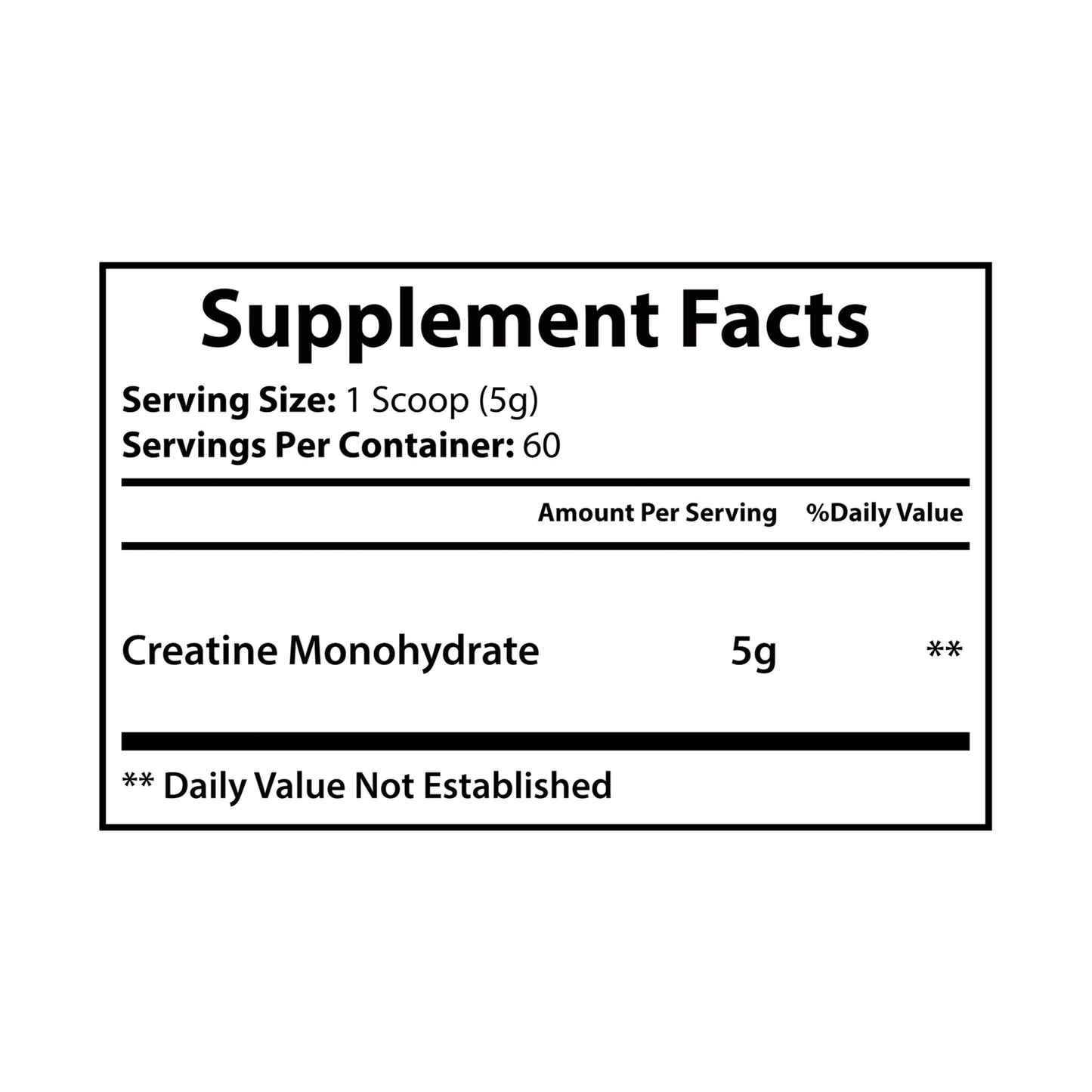 Caviar Cleanse Creatine Monohydrate Supplement (300g, 10.58oz)