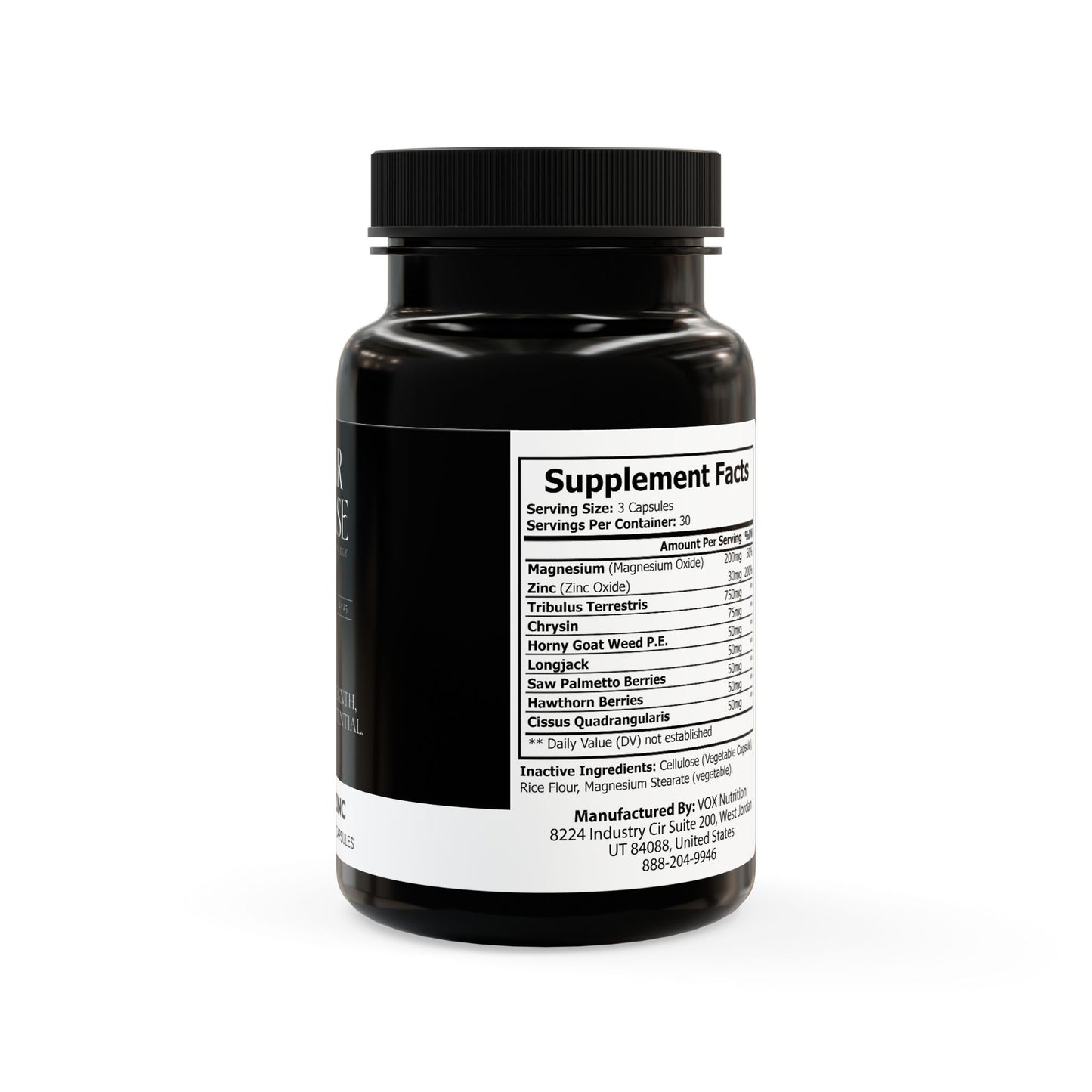 Caviar Cleanse Magnesium Zinc Supplement (90 Capsules)