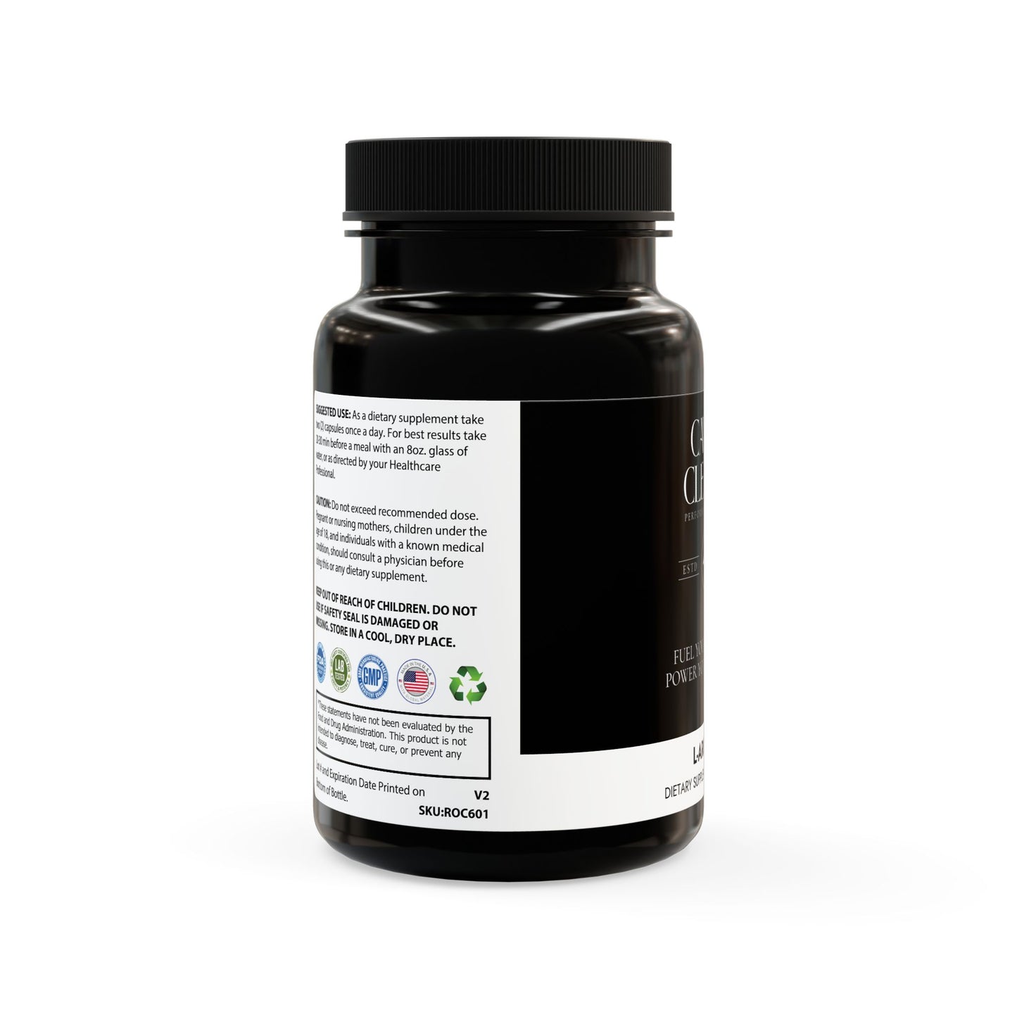 Caviar Cleanse L-Arginine Supplement (60 Capsules)